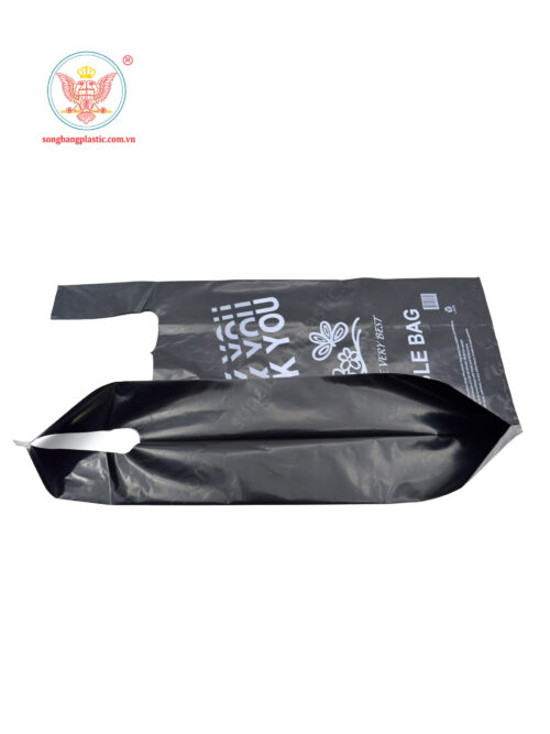 T-shirt Plastic Bags – Black Color