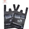 T-shirt Plastic Bags - Black Color