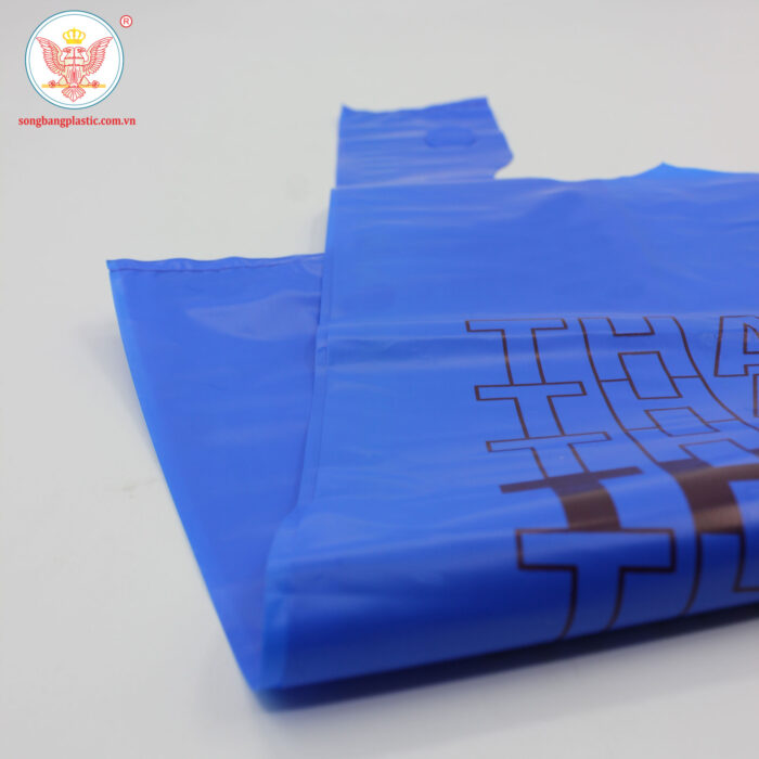 Blue T-Shirt Plastic Bags 3