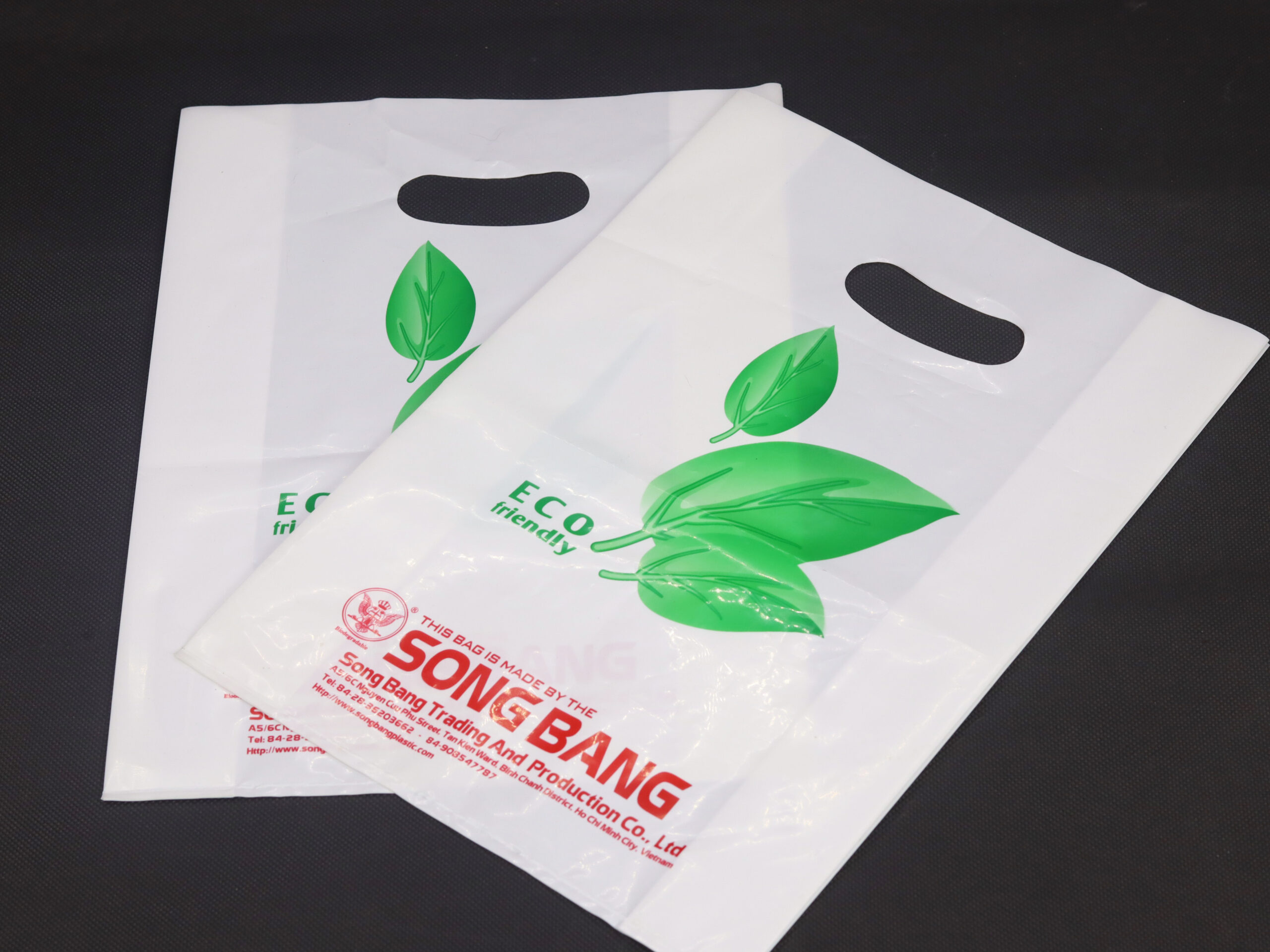 White LDPE Poly Bag Custom Logo - Image 3